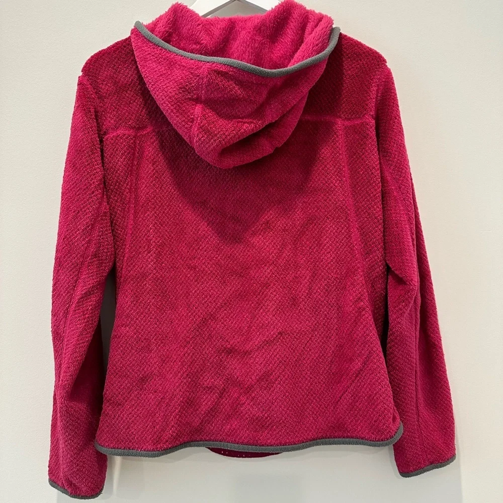 Patagonia Jacket ReTool Snap T Fleece Hoodie Sweatshirt Pink Gray Medium Soft - Picture 10 of 10